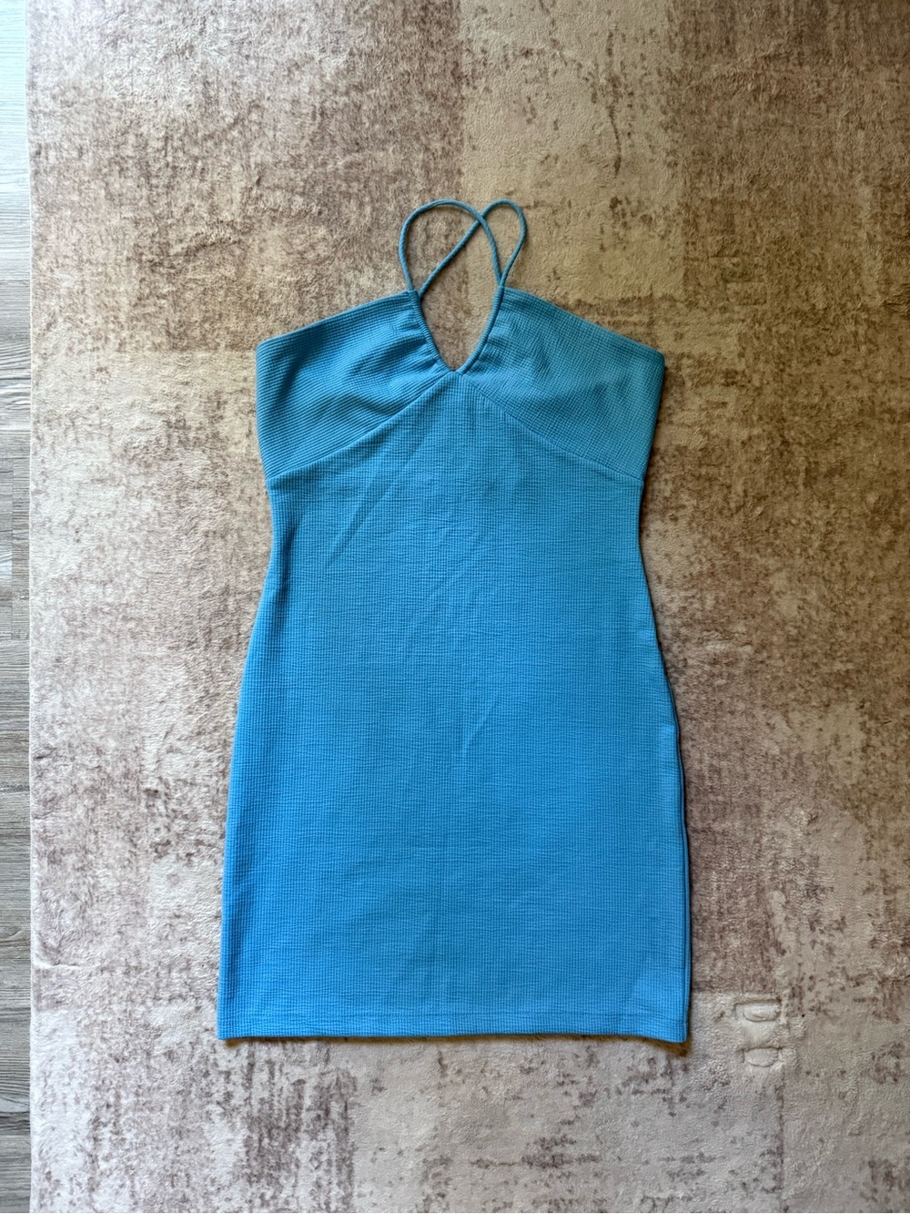 Mango Blue Bodycon Dress
